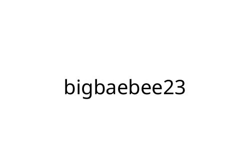 bigbaebee23