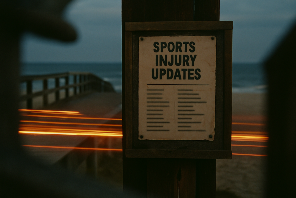 sports injury updates