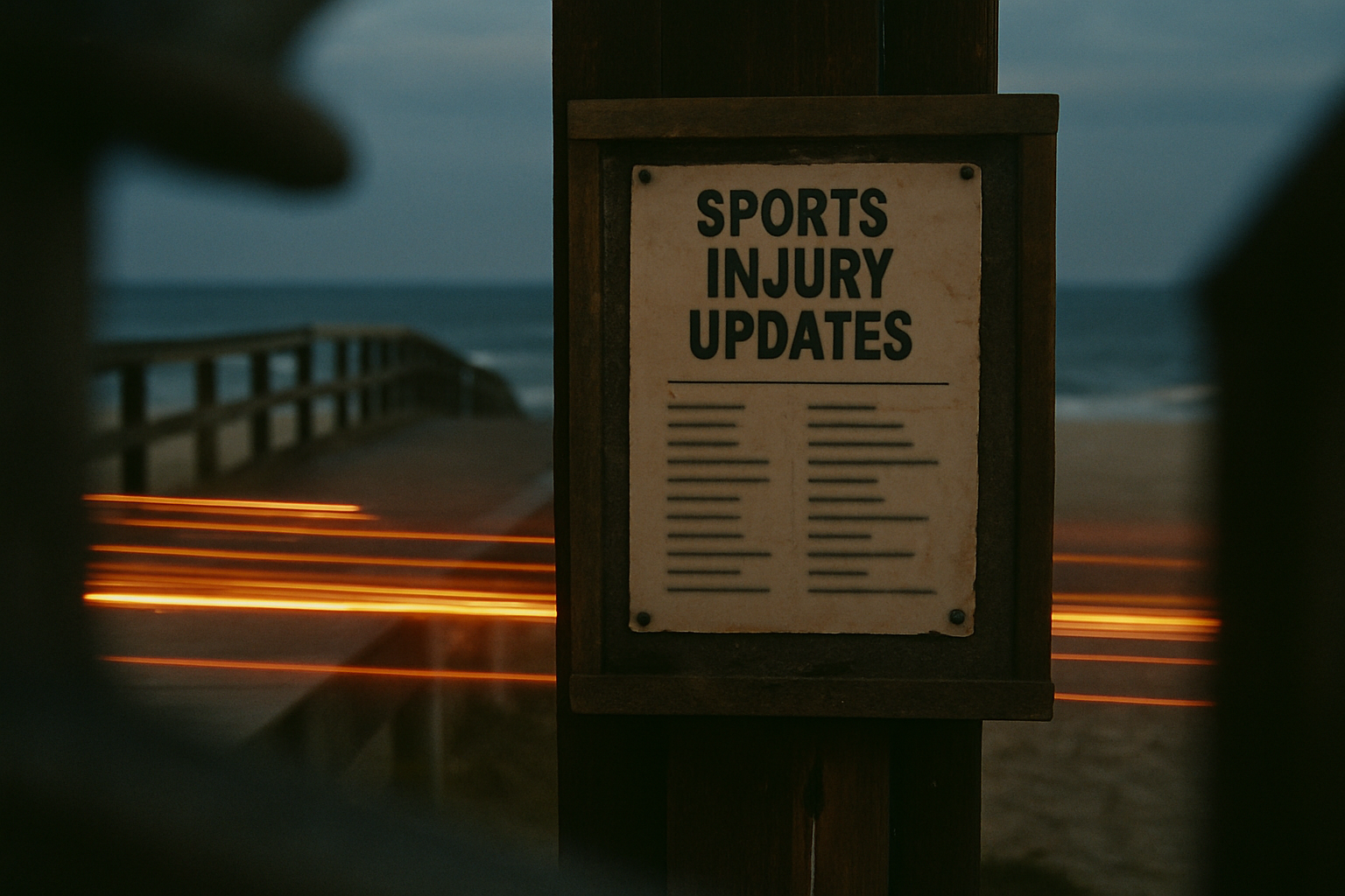 sports injury updates