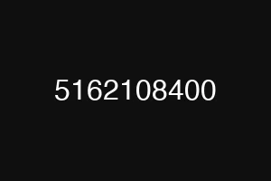 5162108400