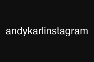andykarlinstagram