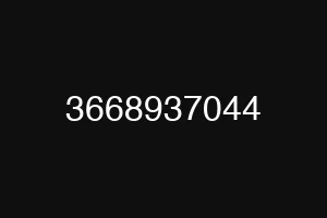 3668937044