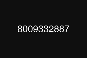 8009332887