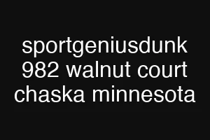sportgeniusdunk 982 walnut court chaska minnesota